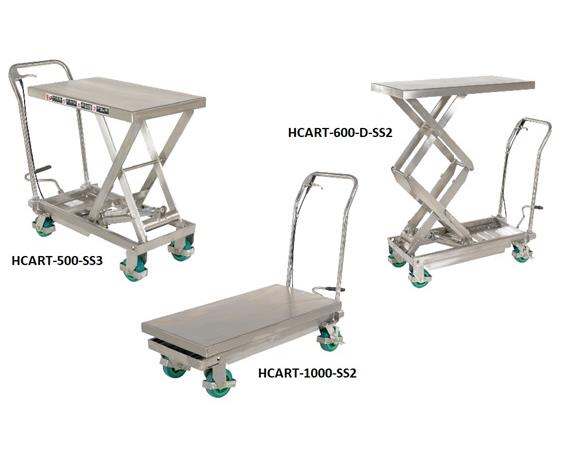 STAINLESS STEEL SCISSOR CARTS