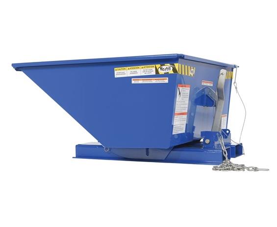 LOW PROFILE D-STYLE SELF-DUMPING HOPPERS