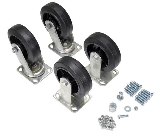 CASTERS FOR STEEL HOPPERS
