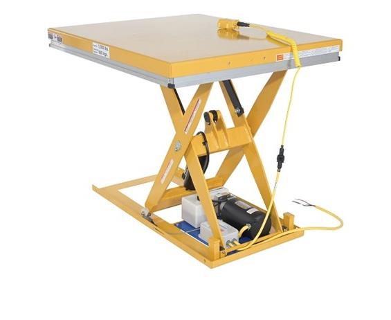 WORK STATION ELECTRIC HYDRAULIC SCISSOR TABLES WITH INTERNAL POWER UNIT