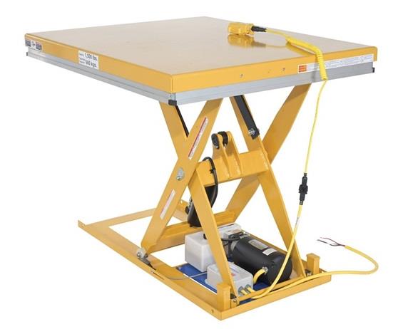 WORK STATION ELECTRIC HYDRAULIC SCISSOR TABLES WITH INTERNAL POWER UNIT