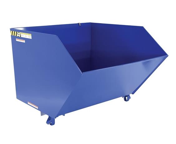 LOW PROFILE 90 DEGREES SELF-DUMPING STEEL HOPPERS