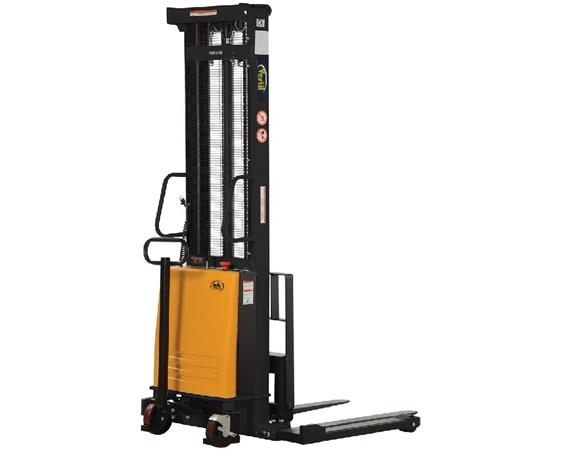 DOUBLE MAST STACKER WITH POWER LIFT