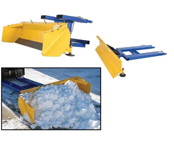 FORK TRUCK SNOW PLOW/PUSHER