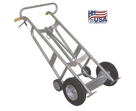 ALUMINUM DRUM TRUCK WITH HAND BRAKE