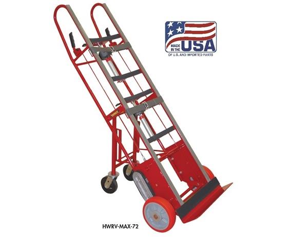 HEAVY DUTY AUTO REWIND RATCHET APPLIANCE TRUCK WITH SWIVEL CASTERS