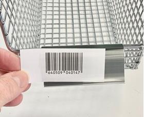 CLIP-LABEL™ FOR WIRE BASKETS