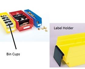 EXTENDED LABEL HOLDERS &amp; BIN CUPS