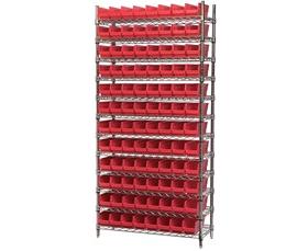 SHELF BIN WIRE SYSTEMS