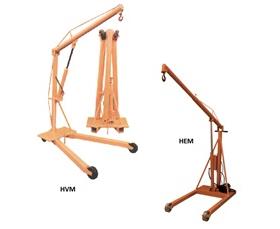 V-MASTER AND ECONO-MASTER MOBILE HYDRAULIC FLOOR CRANES