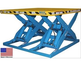 MAX-LIFT SCISSOR LIFT TABLE DOUBLE WIDE