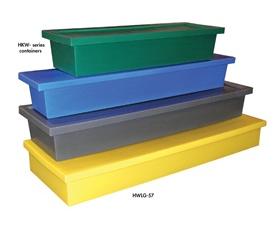 HEAVY-DUTY MOLDED PLASTIC CONTAINERS