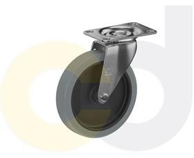TOP PLATE CASTERS- THERMO-URETHANE WHEELS