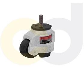 CASTERDEPOT LEVELING CASTERS - NYLON WHEEL- SIDE THUMB ADJUSTMENT - CAPACITIES UP TO 550 KG.