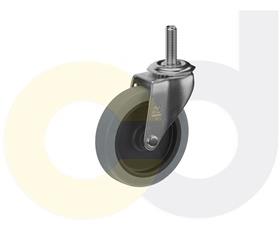 THREADED STEM CASTERS - THERMO-URETHANE WHEELS