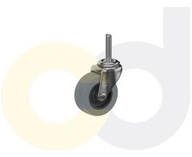 THREADED STEM CASTERS - THERMO-URETHANE WHEELS