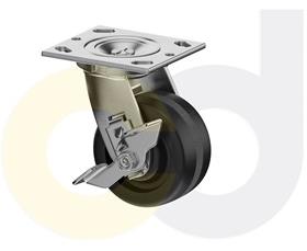 ZINC PLATED CASTERS - PHENOLIC WHEELS