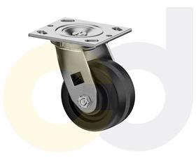 CASTERDEPOT TOP PLATE CASTERS - PHENOLIC WHEEL - CAPACITIES UP TO 1250 LBS.