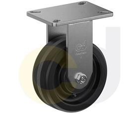 ZINC PLATED KINGPINLESS CASTERS- PHENOLIC WHEELS