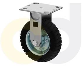PNEUMATIC, SOLID &amp; FLAT-FREE CASTERS - SOLID MONOPRENE WHEELS
