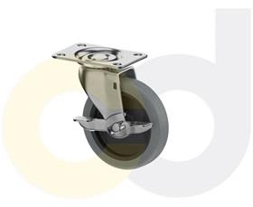TOP PLATE CASTERS- THERMO-URETHANE WHEELS