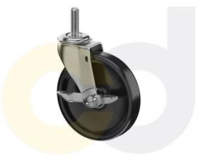 THREADED STEM CASTERS WITH POLYOLEFIN WHEELS
