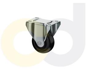 ZINC PLATED CASTERS - POLYOLEFIN WHEELS