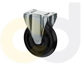 ZINC PLATED CASTERS - POLYOLEFIN WHEELS