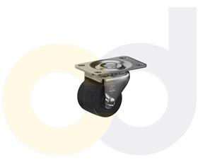 LOW PROFILE CASTERS - POLYOLEFIN WHEELS