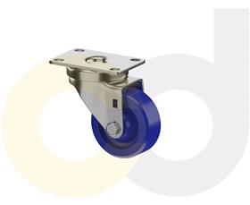 STAINLESS STEEL CASTERS - SOLID URETHANE WHEELS