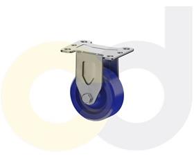 STAINLESS STEEL CASTERS - SOLID URETHANE WHEELS