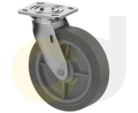 STAINLESS STEEL CASTERS - THERMO-RUBBER WHEELS