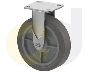 STAINLESS STEEL CASTERS - THERMO-RUBBER WHEELS