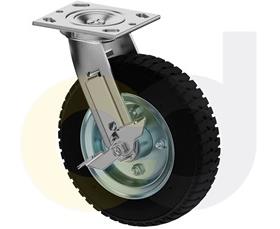 PNEUMATIC, SOLID &amp; FLAT-FREE CASTERS - SOLID MONOPRENE WHEELS