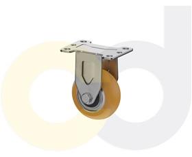 STAINLESS STEEL CASTERS - POLY ON ALUMINUM WHEELS