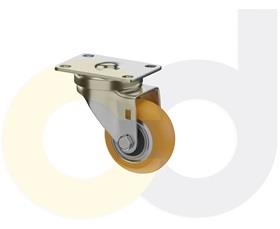 STAINLESS STEEL CASTERS - POLY ON ALUMINUM WHEELS