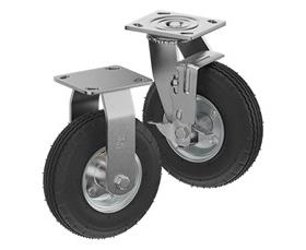 PNEUMATIC, SOLID &amp; FLAT-FREE CASTERS - PNEUMATIC WHEELS