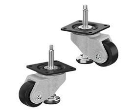 CASTERDEPOT LEVELING CASTERS - EXTENDED FOOT ADJUSTMENT - CAPACITIES UP TO 700 KG.