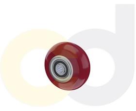 ZINC PLATED CASTERS - POLY ON ALUMINUM WHEELS