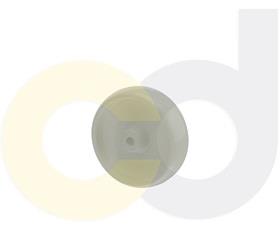 STAINLESS STEEL CASTERS - WHITE NYLON WHEELS