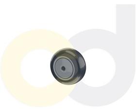 ZINC PLATED CASTERS - THERMO-URETHANE WHEELS