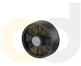 STAINLESS STEEL CASTERS - GLASS-FILLED NYLON WHEELS