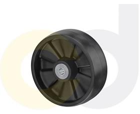 STAINLESS STEEL CASTERS - GLASS-FILLED NYLON WHEELS