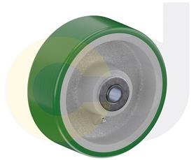 CASTERDEPOT TOP PLATE CASTERS - POLY ON CAST IRON WHEEL - CAPACITIES UP TO 3000 LBS.