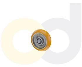 STAINLESS STEEL CASTERS - POLY ON ALUMINUM WHEELS