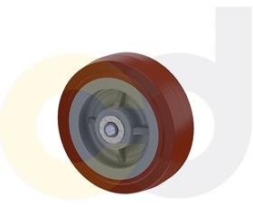 CASTERDEPOT TOP PLATE CASTERS - THERMO-URETHANE WHEEL - CAPACITIES UP TO 800 LBS.