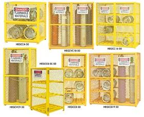 GAS CYLINDER STORAGE CABINETS