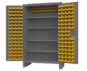 HEAVY DUTY CABINETS WITH HOOK-ON-BINS® &amp; SHELVES