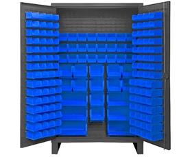 HEAVY DUTY STORAGE CABINETS WITH HOOK-ON BINS