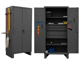 HEAVY DUTY CABINET WITH SHELVES &amp; DRAWERS